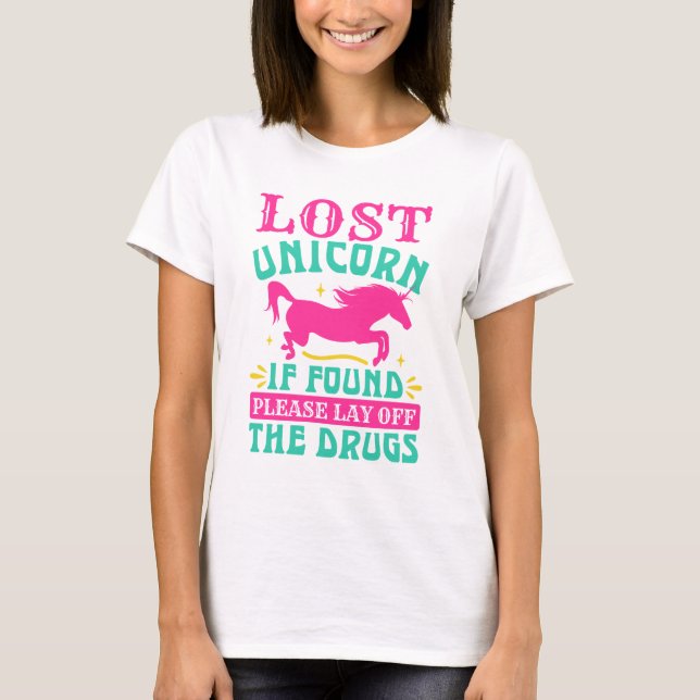 Unicorn Citates Shirt Gift T (Framsida)