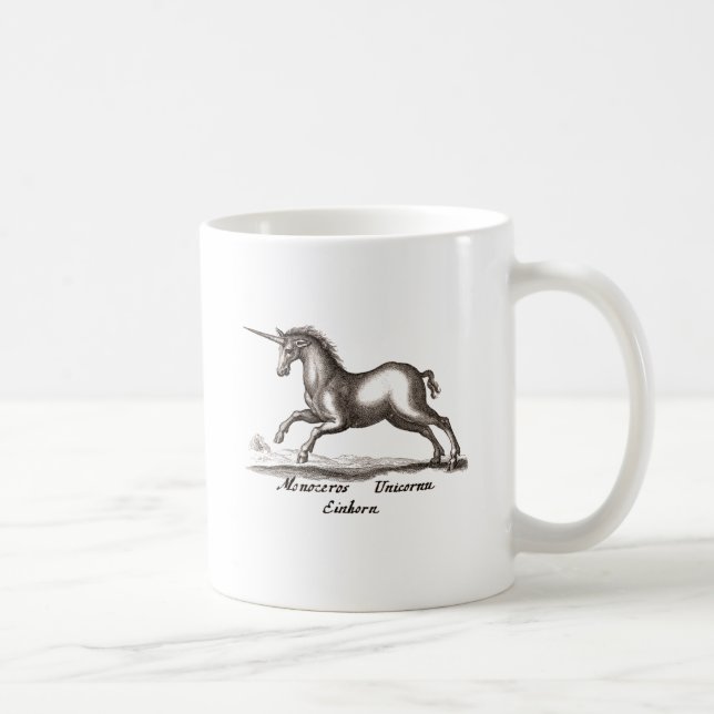 Unicorn Classic Running Magic Woodland Creature Kaffemugg (Höger)