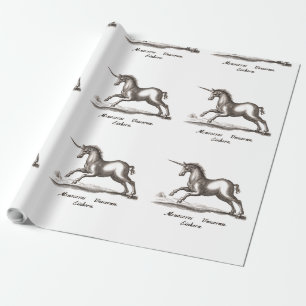 Unicorn Classic Running Magic Woodland Creature Presentpapper