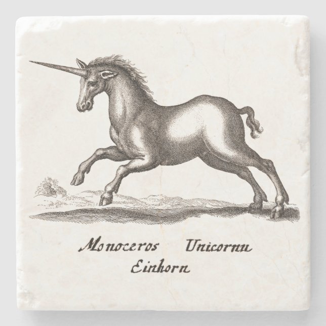 Unicorn Classic Running Magic Woodland Creature Stenunderlägg (Framsidan)