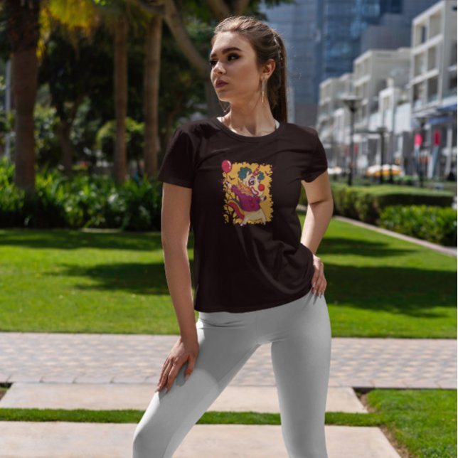 Unicorn Clown Halloween T Shirt (Skapare uppladdad)