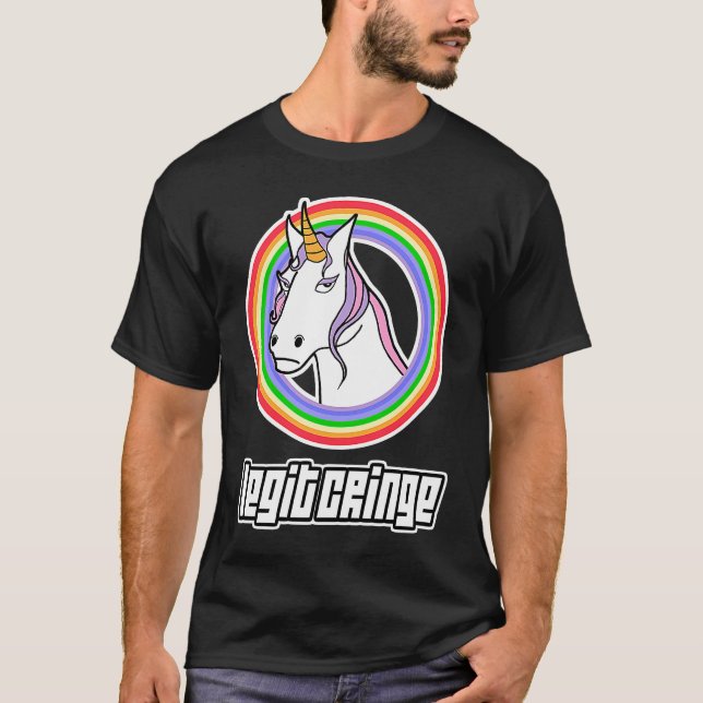 Unicorn Cringe T Shirt (Framsida)