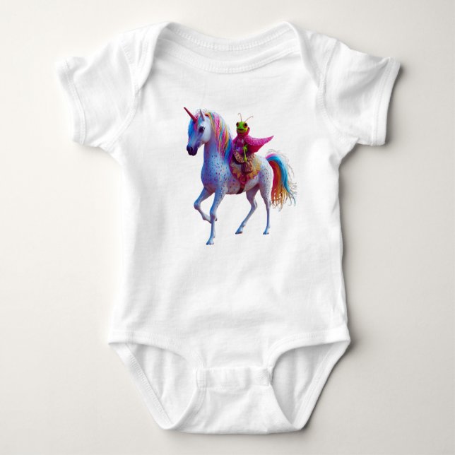 Unicorn Critter  T Shirt (Framsida)