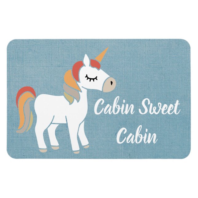 Unicorn Cruise Frakt Cabin Stateroom Door Magnet (Horisontell)