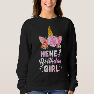 Unicorn Cute Nene of the Birthday Girl Mor D T Shirt