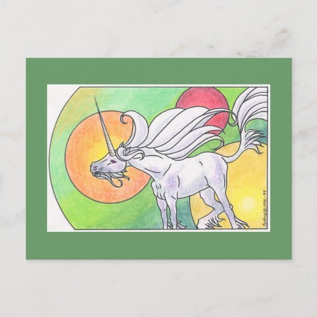 Unicorn Cycle - Vår ©1999 Vykort (Framsida)