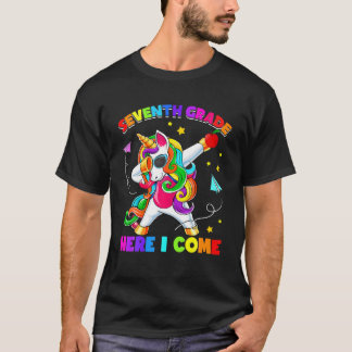 Unicorn Dab back to school, sjunde Klass, Klass T Shirt