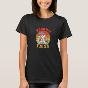 Unicorn Dabbing Bday Retro I är 53 år gammal T Shirt