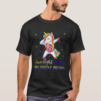 Unicorn Dabbing för Höger Perfekt T Shirt