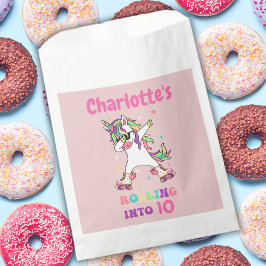 Unicorn Dabbing Roller Skating Birthday