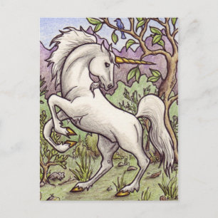 Unicorn Dancing-vykort Vykort