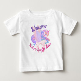 Unicorn där magin levde t shirt