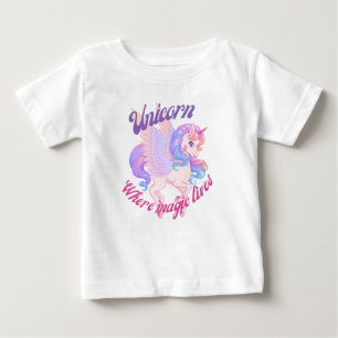 Unicorn där magin levde t shirt