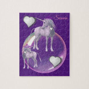 Unicorn Decorative Jigszle Puzzle Pussel