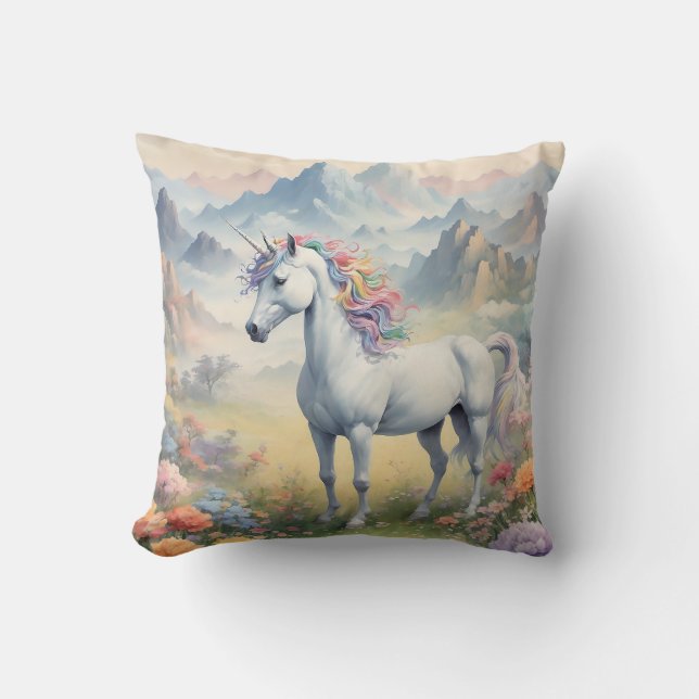 Unicorn Dekorativ kudde (Framsida)