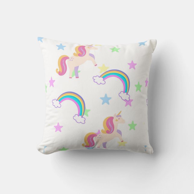 Unicorn Dekorativ kudde (Framsida)