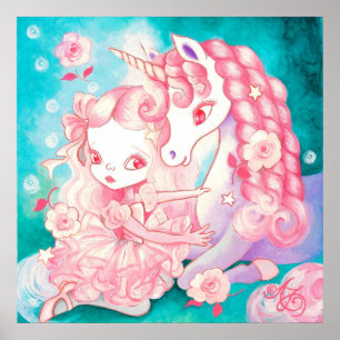 Unicorn Delight Poster