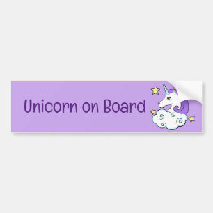 Unicorn-design Bildekal