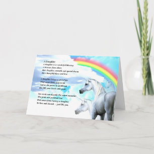 Unicorn Design - Dotter Dikt Kort