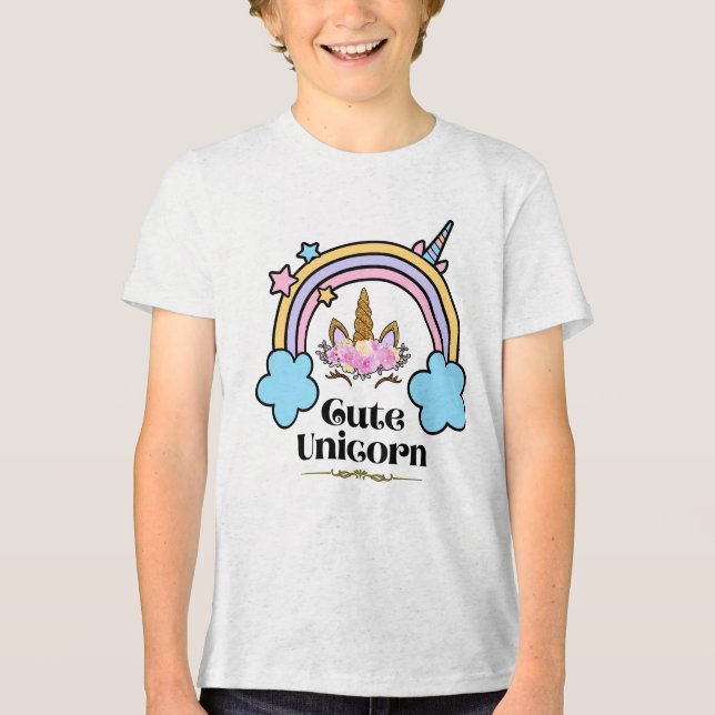 Unicorn-design för Unicorn älskare T Shirt (Framsida)