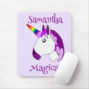 Unicorn Design Personlig Musmatta