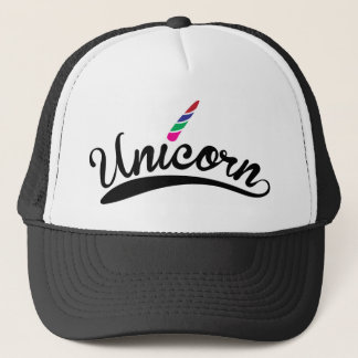 Unicorn Design Rainbow Ord Brev Keps