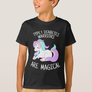 Unicorn Diabetes Warrior Gift T Shirt