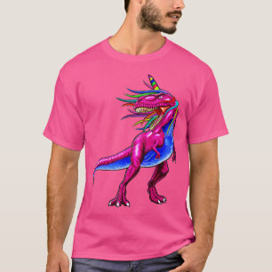 Unicorn Dinosaur t Rex Gift Women Manar Kids Girl Shirt
