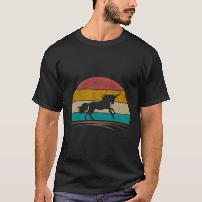 Unicorn Distress Unicorn T Shirt (Framsida)