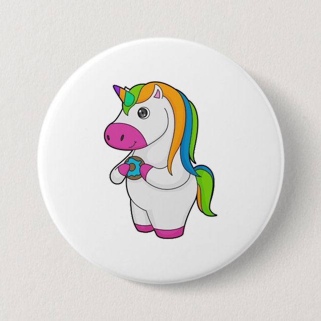 Unicorn Donut Knapp (Framsida)