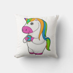 Unicorn Donut Kudde