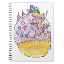 Unicorn Donut med Sprinkles Kid Artist Teckning