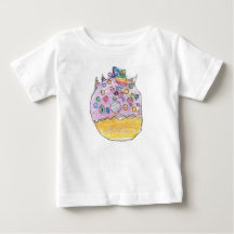 Unicorn Donut med Sprinkles Kid Artist Teckning