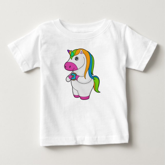 Unicorn Donut T Shirt (Framsida)