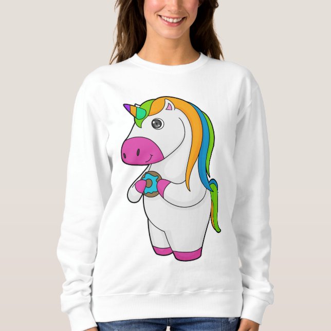 Unicorn Donut T Shirt (Framsida)