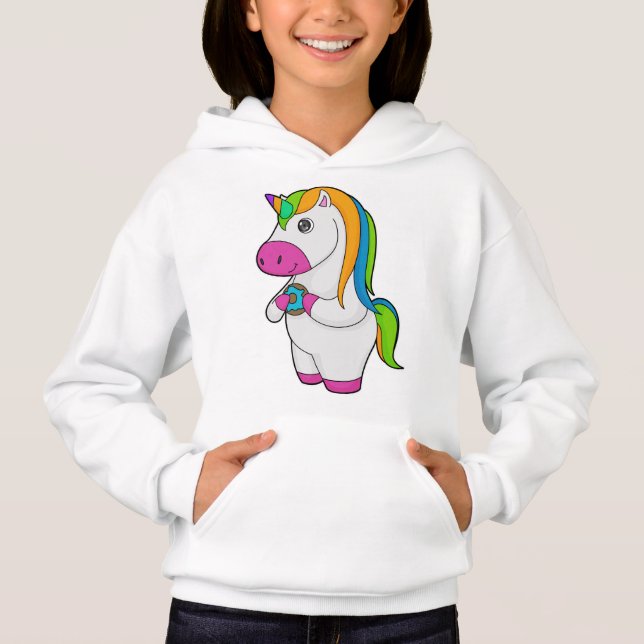 Unicorn Donut T Shirt (Framsida)