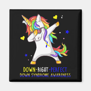Unicorn Down Höger Perfekt Down Syndrome Awarenes Magnet