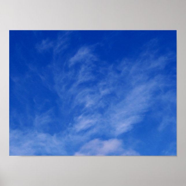 Unicorn Dragon in Clouds ~ Print/Poster Poster (Framsidan)