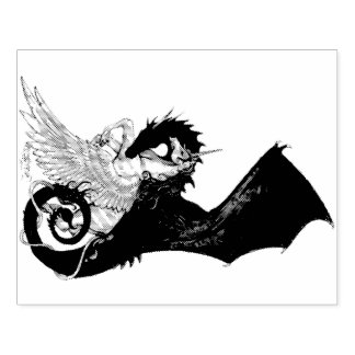 Unicorn Dragon Pegasus Pegacorn Spiral Pony Horse Stämpel