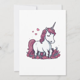 unicorn draw  inbjudningar