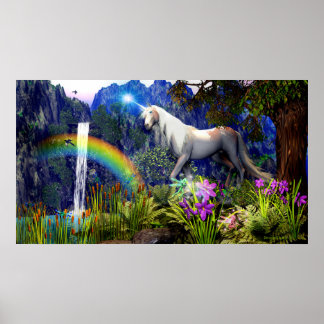 Unicorn Dream Poster av Dreamflame 5D