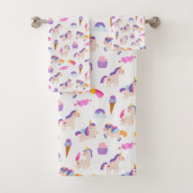 Unicorn Dreams Bath Towel Set (v.2)