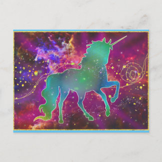 Unicorn Dreams Postcard Vykort