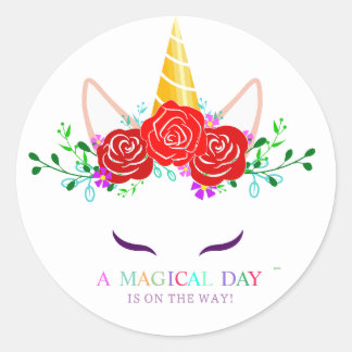 Unicorn Dust Runt Klistermärke