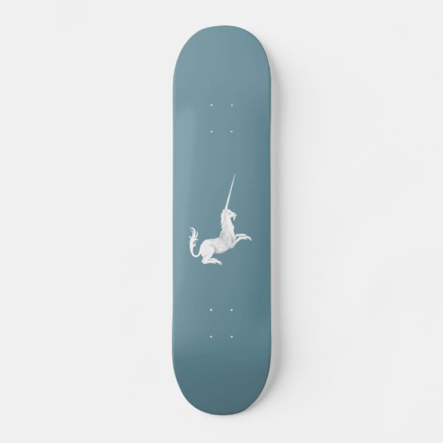 Unicorn - Einhorn Mini Skateboard Bräda 18,5 Cm (Framsida)