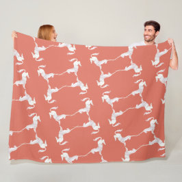 Unicorn – Einhorn – Unicorns – Einhörner Fleecefilt