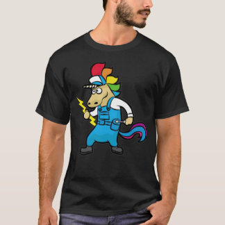 UNICORN ELECTRICIAN Electricity Lineman dance FUNN T Shirt