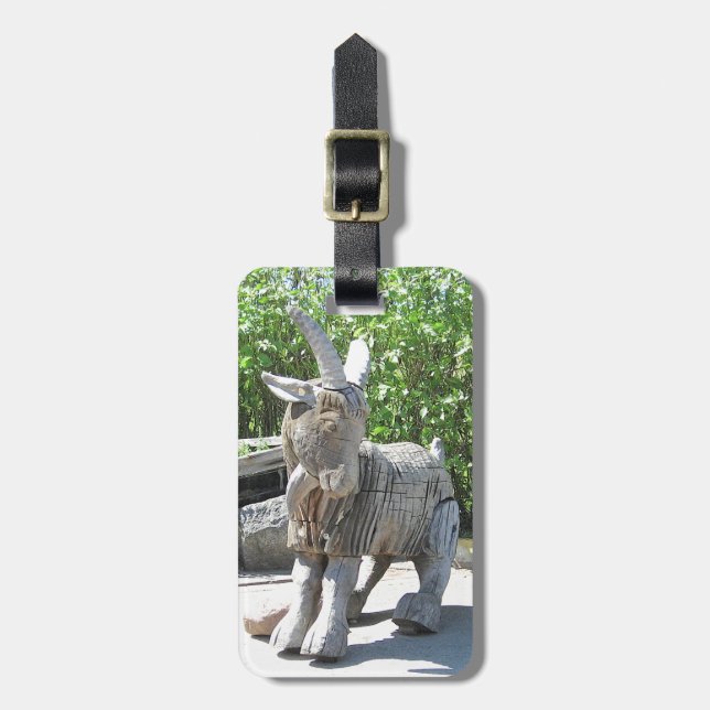 Unicorn eller Donkey? Palanga, LITAUEN - Bagagebricka (Vertikal Framsida)