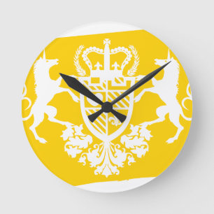 UNICORN_Emblem Rund Klocka