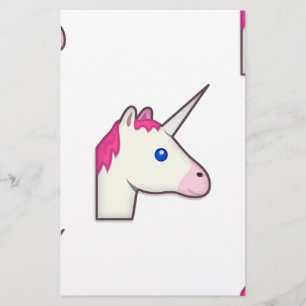 Unicorn emoji brevpapper